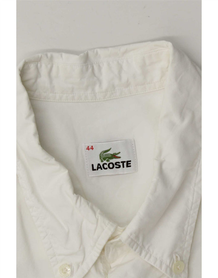 Lacoste muška košulja kratkih rukava veličina 44 XL bijela