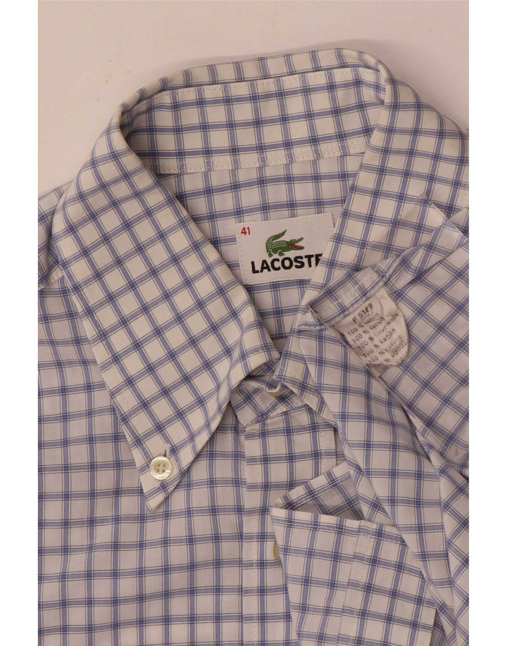 Lacoste muška košulja veličina 41 pamuk veliki plavi karirani