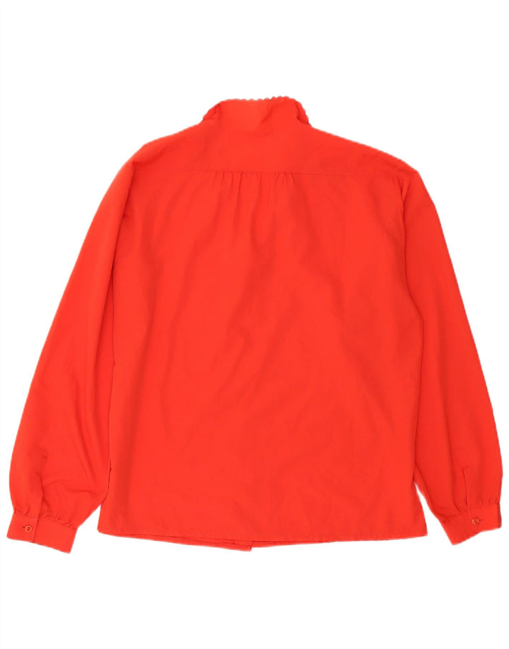 Vintage ženska košulja bluza UK 16 velika crvena