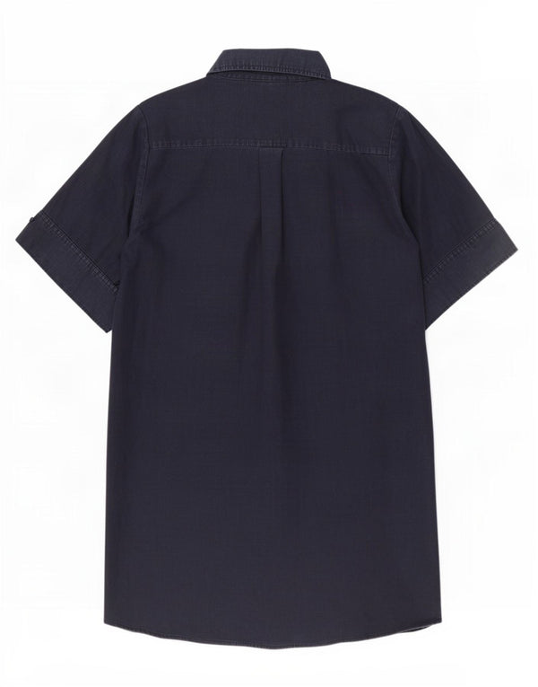 Hobbs ženska košulja kratkih rukava UK 16 Large Tavy Blue Lan