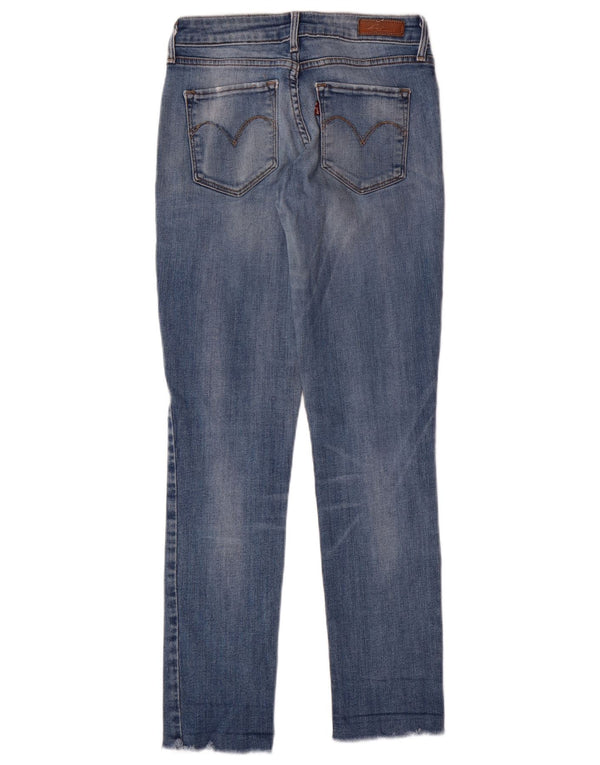 LEVI'S Ženske uske traperice W27 L28 Plavi pamuk