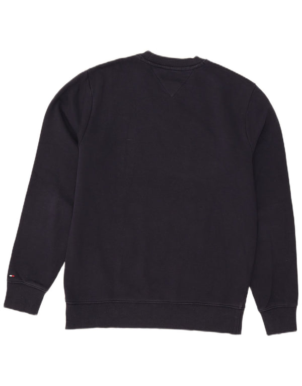 TOMMY HILFIGER Muški džemper s trenirkom s grafičkim motivima Veliki tamnoplavi kockica