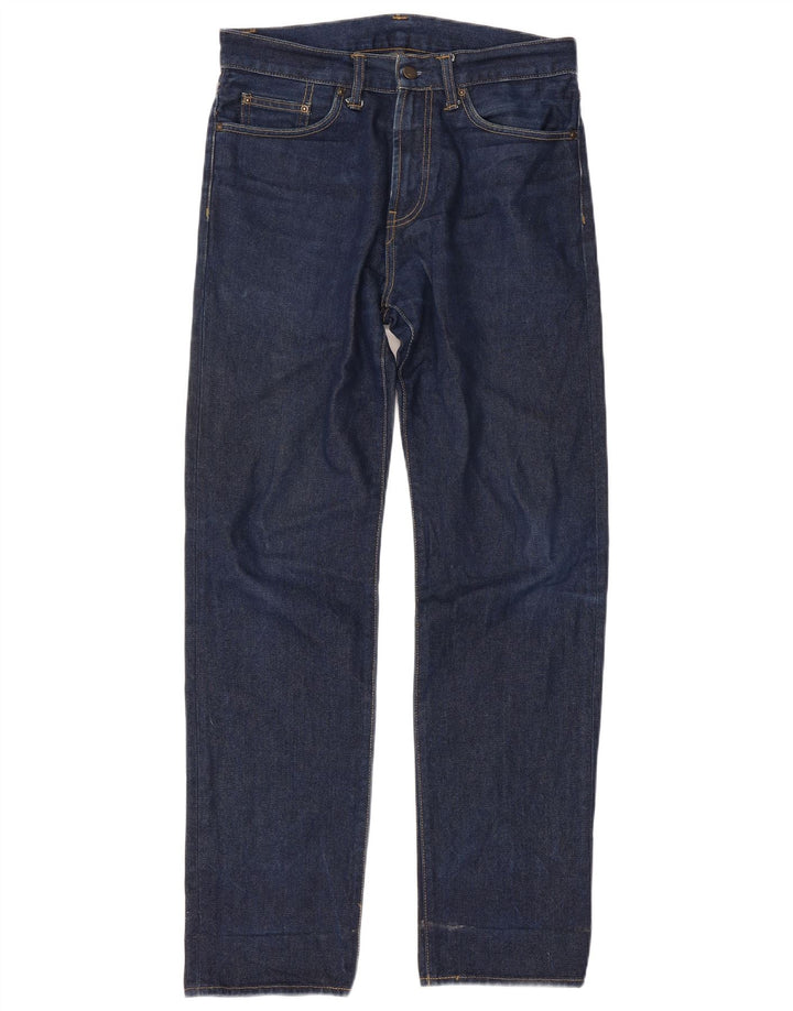 CARHARTT muške ravne traperice W29 L32 tamnoplavi pamuk