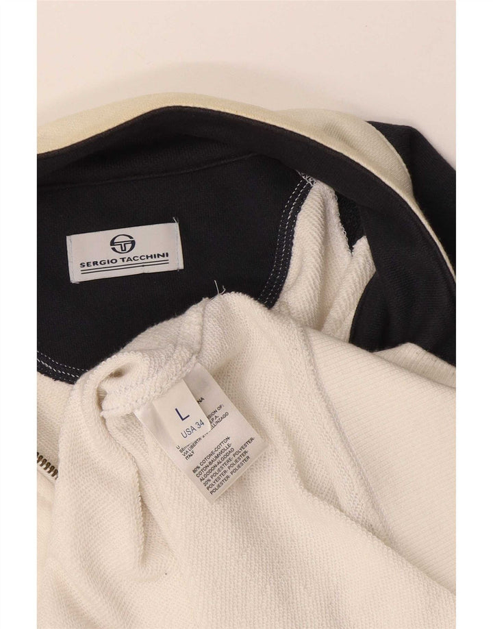 Sergio Tacchini muška trenirka Gornja jakna, veliki bijeli pamuk u boji