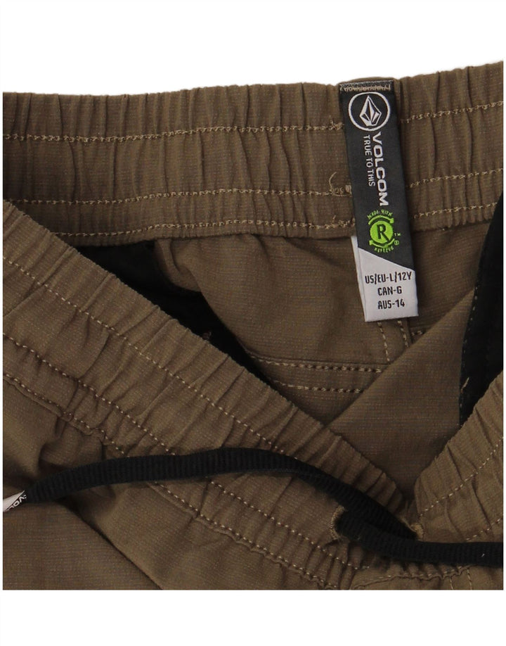VOLCOM Ležerne kratke hlače za dječake 11-12 godina, velike W26 kaki