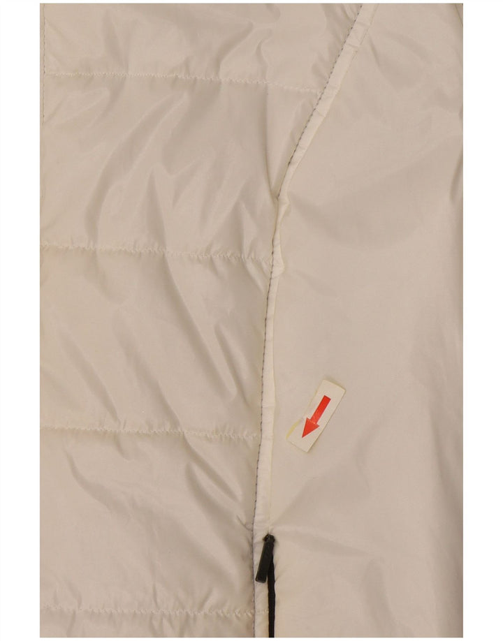 Refrigiwear ženska jakna bomber s kapuljačom podstavljena UK 14 veliki bijeli poliester