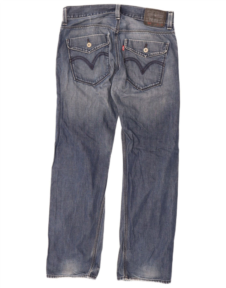 Levi's muške 514 ravne traperice W32 L30 plavi pamuk