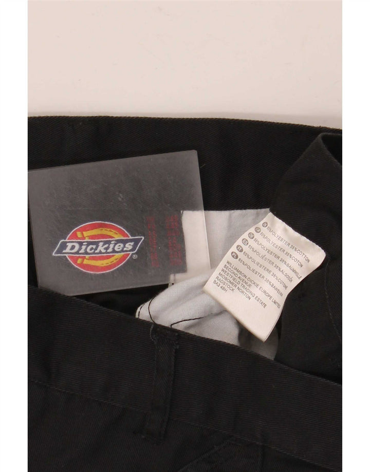 Dickies muške ravne kargo hlače W34 L30 crni poliester
