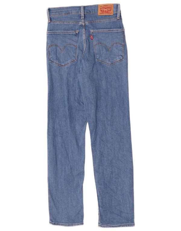 Levi's ženske ravne traperice visokog struka 724 W24 L26 plavi pamuk