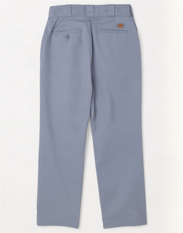 Dickies ženske ravne chino hlače W26 L25 plavi poliester