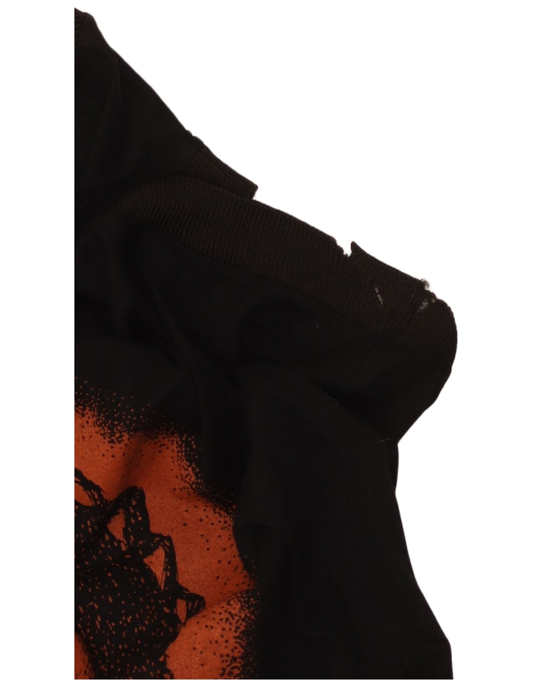 VINTAGE ženska grafička haljina bez rukava s mjehurićima UK 14 srednje crna