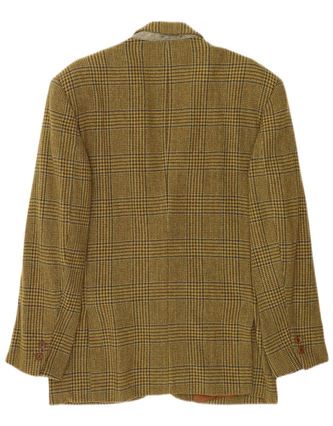 GB.PEDRINI Muška jakna sa 2 gumba IT 50 Large Green Houndstooth