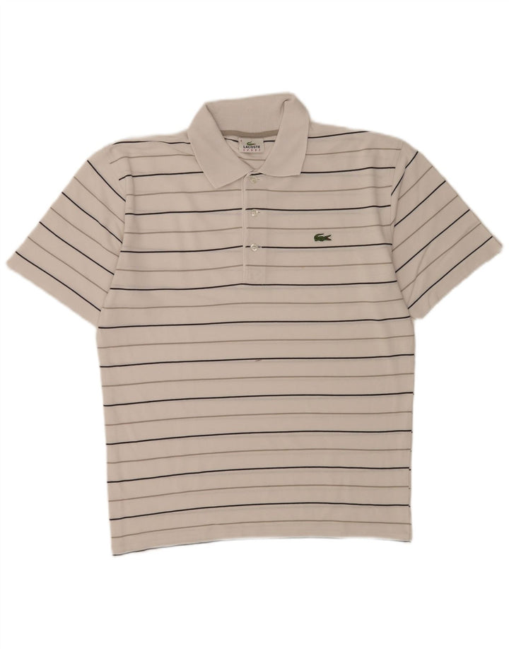 Lacoste muška polo majica veličine 4 srednje bijele pruge