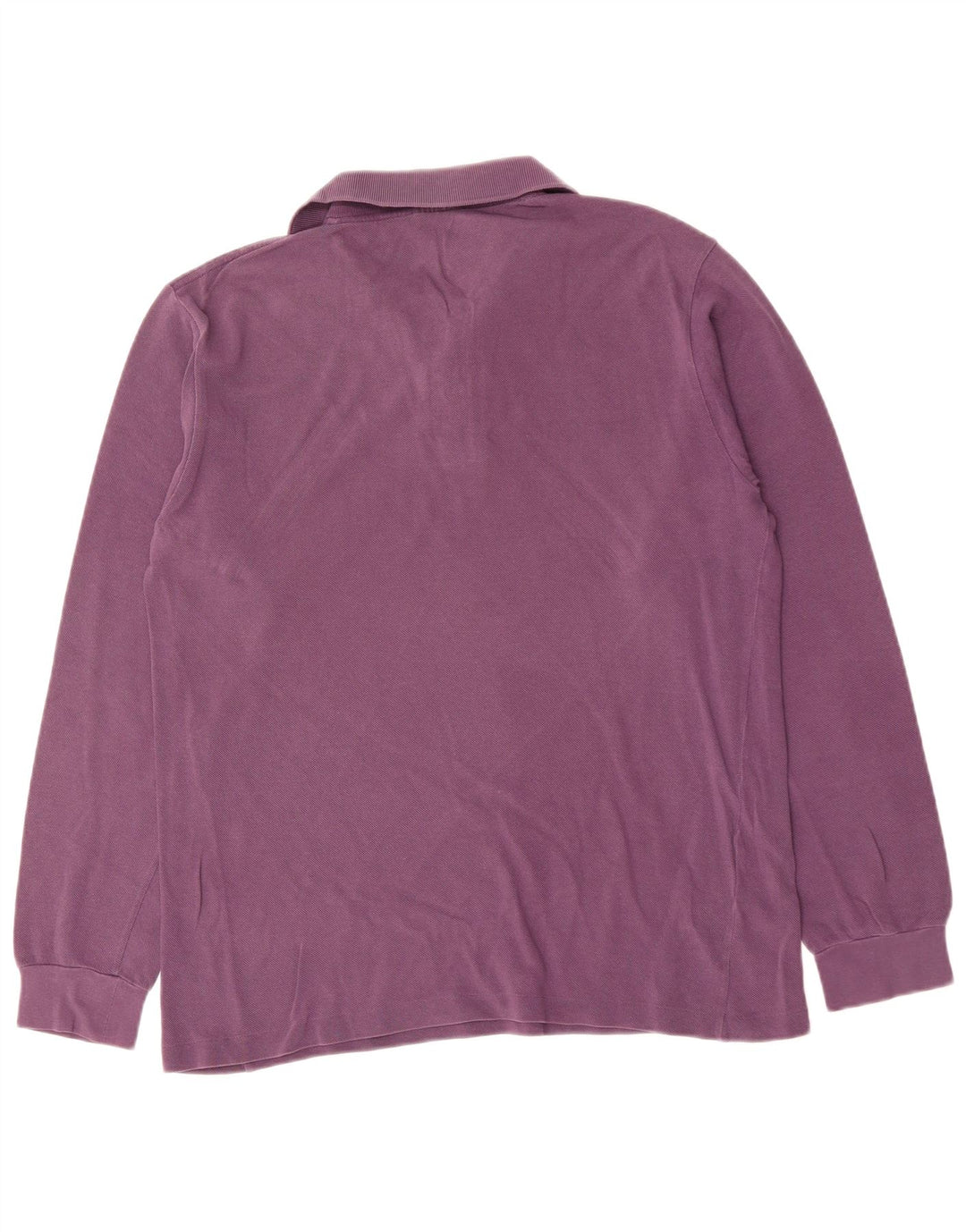 LACOSTE muška polo majica dugih rukava srednje ljubičasta pamuk