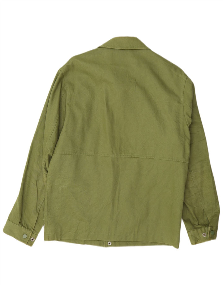 Zara muška bomber jakna UK 36 Mali zeleni pamuk