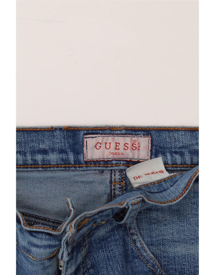 GUESS Womens Straight Jeans W30 L28 Blue Cotton Vintage Guess and Second-Hand Guess from Messina Hembry 