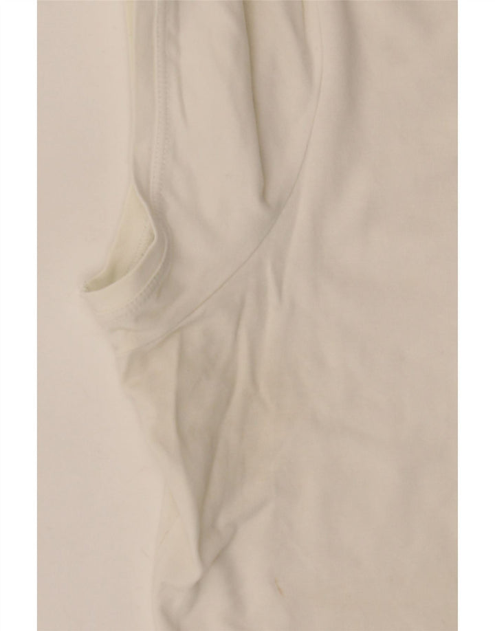 ARMANI JEANS Womens T-Shirt Top EU 48 2XL White