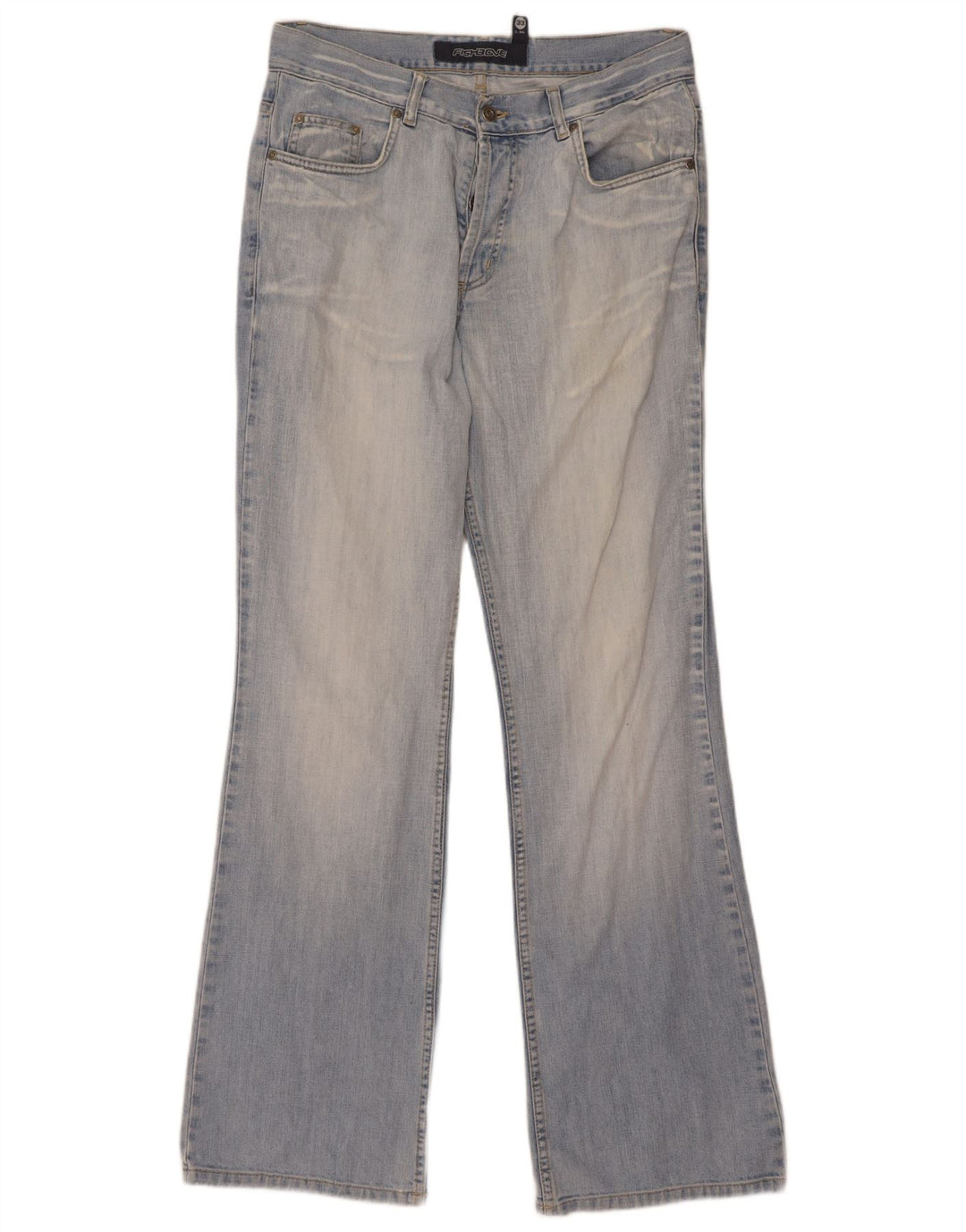 Fishbone muške bootcut traperice W33 L34 plavi pamuk