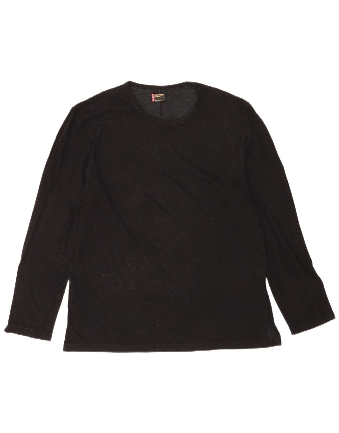 Levi's muška majica dugih rukava, veliki crni pamuk
