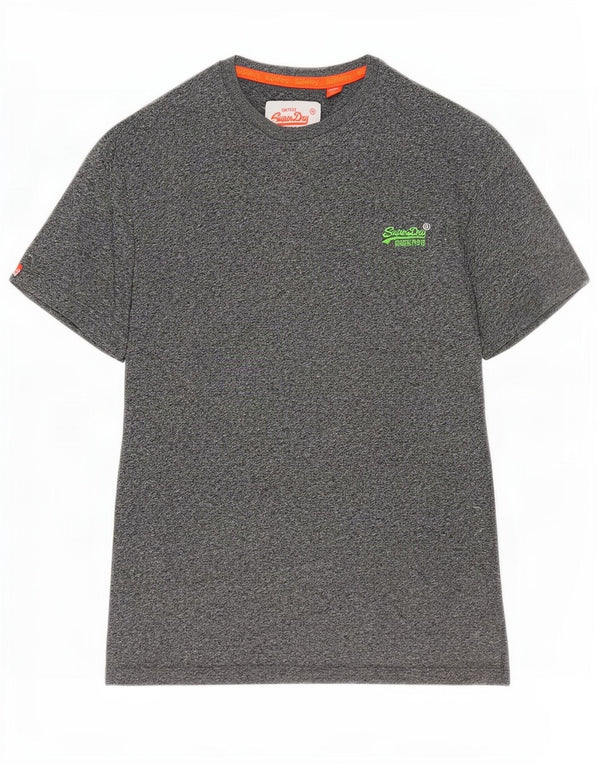 Superdry muška majica kratkih rukava Mali sivi flekasti pamuk