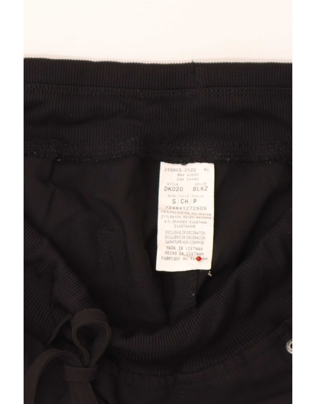Dickies ženske obične Cargo hlače male W26 L30 crni poliester