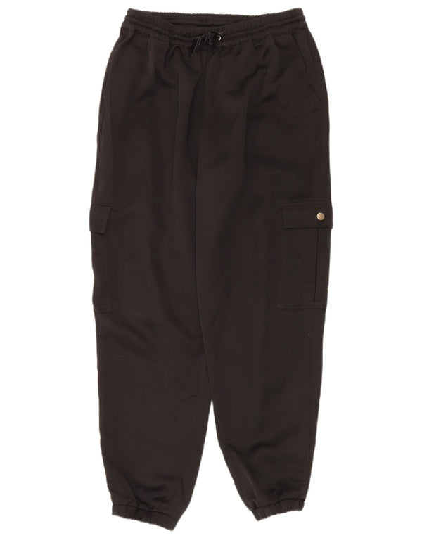 MINT VELVET Ženska kargo trenirka hlače Joggers UK 12 srednje crna