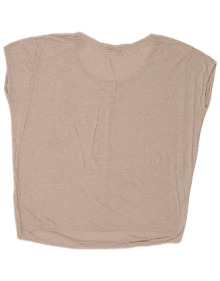 Massimo Dutti gornji dio ženske prevelike bluze UK 14 srednje bež boje