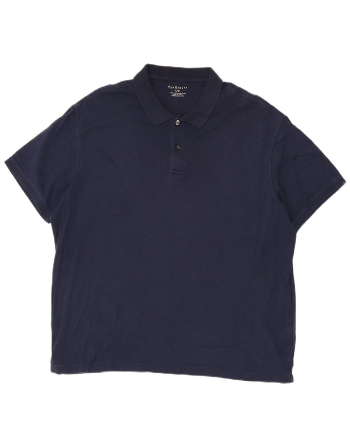 Van Heusen muška polo majica velika tamnoplava pamuk
