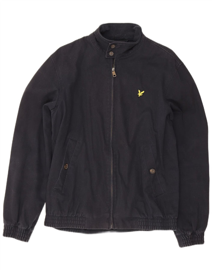 Muška bomber jakna Lyle & Scott UK 38 Srednje tamnoplavi pamuk