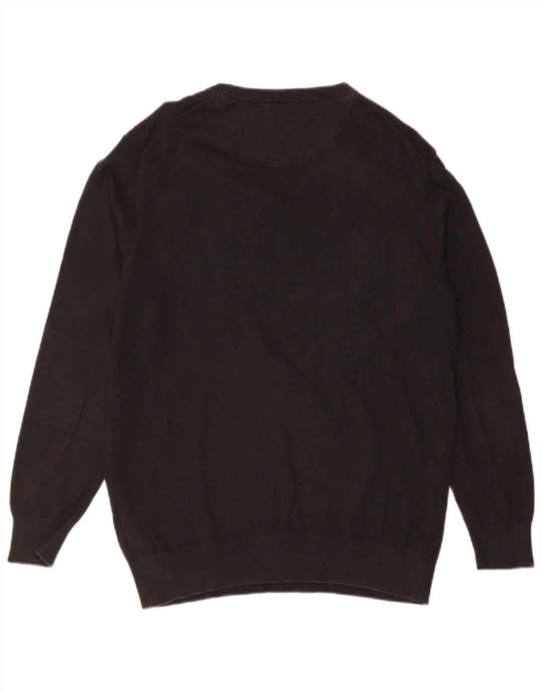 TIMBERLAND Mens Crew Neck Jumper Sweater Large Black Cotton