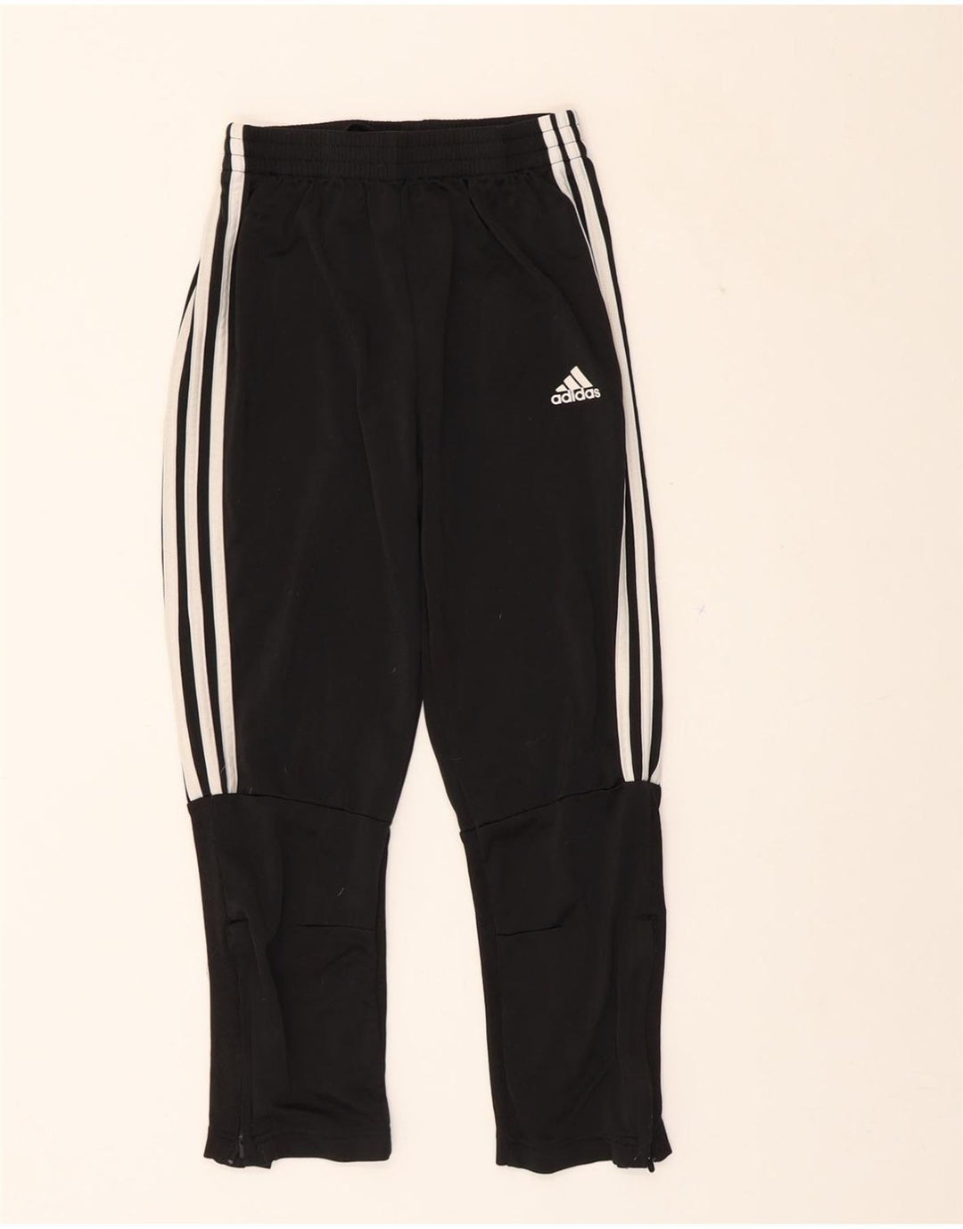 ADIDAS Boys Tracksuit Trousers 11-12 Years  Black Polyester Vintage Adidas and Second-Hand Adidas from Messina Hembry 