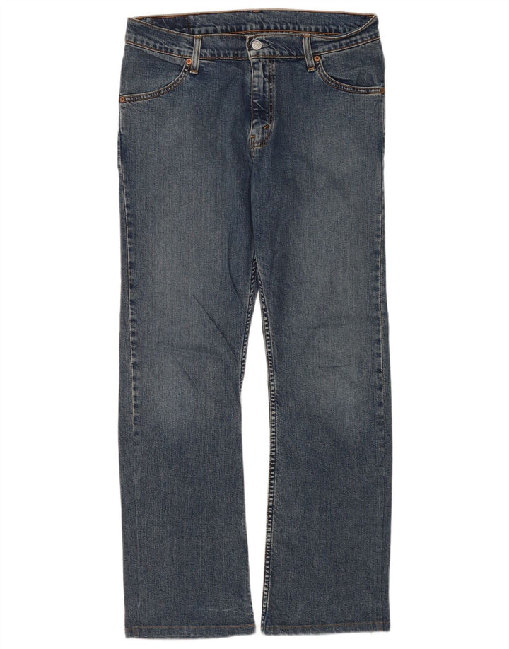 Levi's ženske ravne traperice 560 W30 L29 plavi pamuk