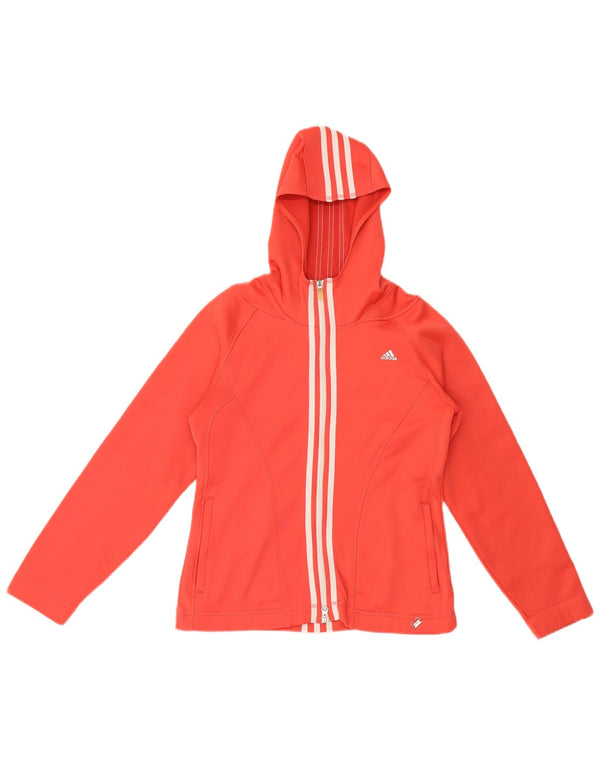Adidas ženski džemper s kapuljačom Climawarm UK 12 Srednje crveni poliester