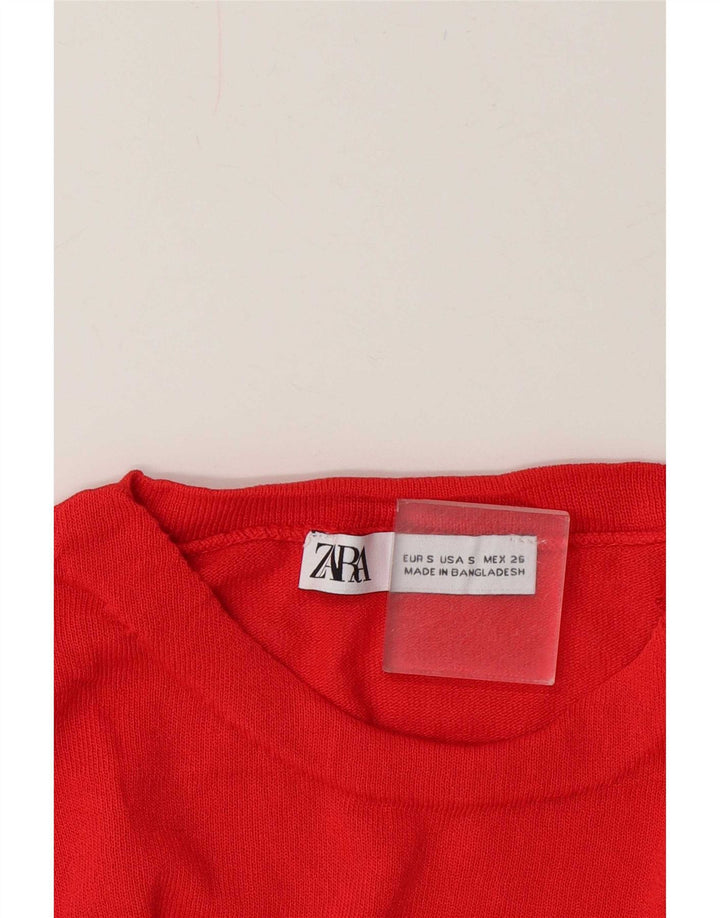 Zara ženska bluza Top UK 10 Small Red