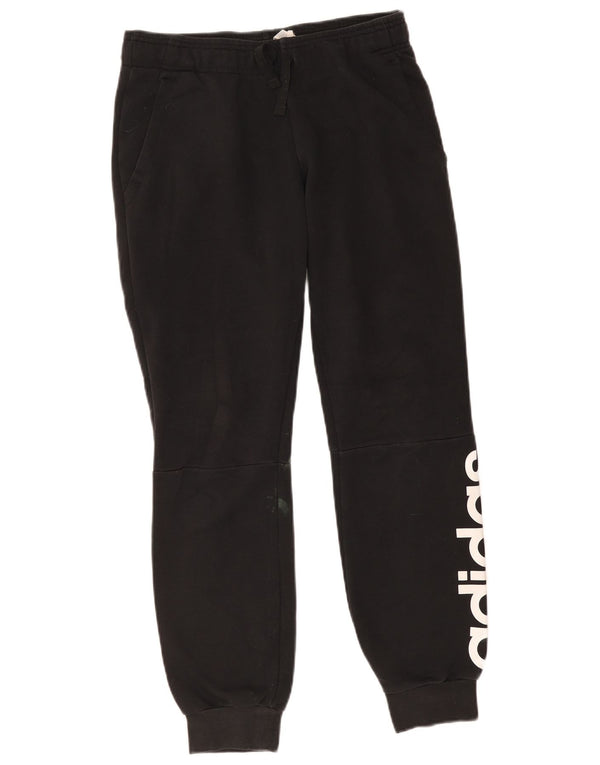 Adidas Ženske grafičke trenirke Hlače Joggers UK 8/10 Male crne sportske