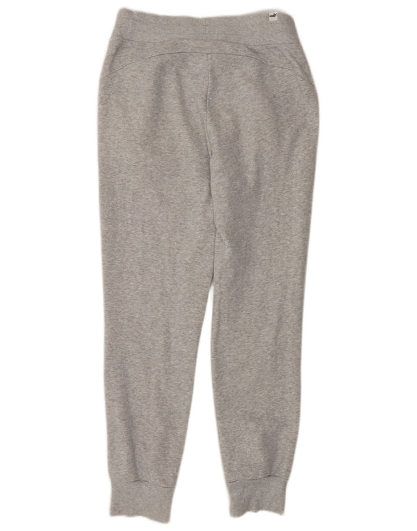 Puma Ženska trenirka Hlače Joggers UK 10 Small Grey Cotton