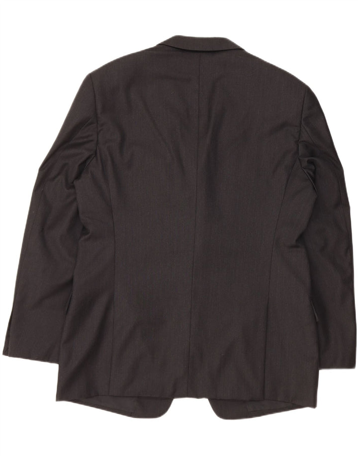 ARMANI COLLEZIONI Muška jakna sa 3 gumba IT 52 XL crna vuna