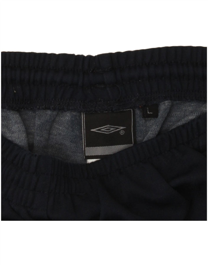 Umbro muške hlače za trenirku Graphic Large tamnoplave
