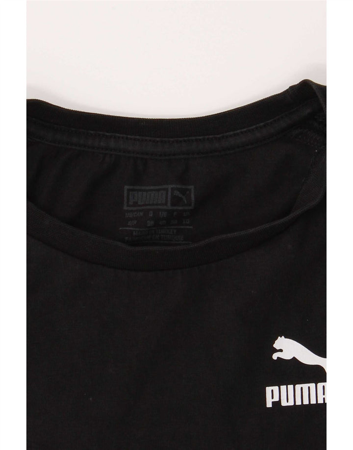 Puma ženska majica kratkih rukava dugih rukava UK 10 mala crna