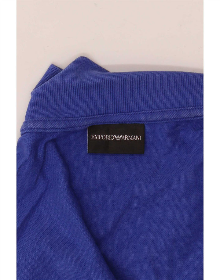 Emporio Armani muška polo majica srednje plava