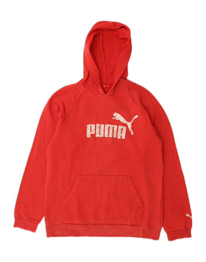PUMA majica s kapuljačom s kapuljačom 13-14 godina, crvena