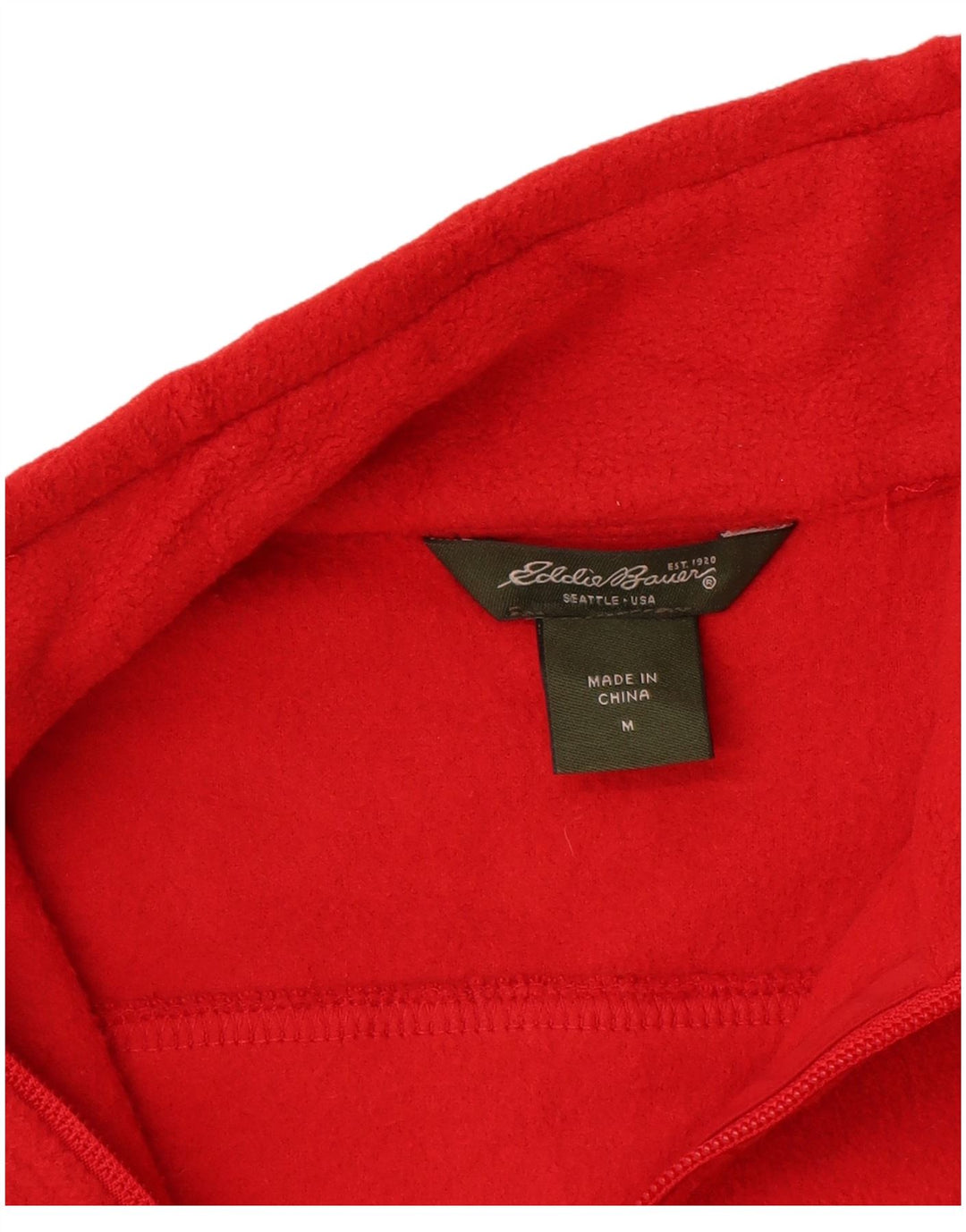 Eddie Bauer Ženska jakna od flisa UK 14 srednje crvene boje od poliestera