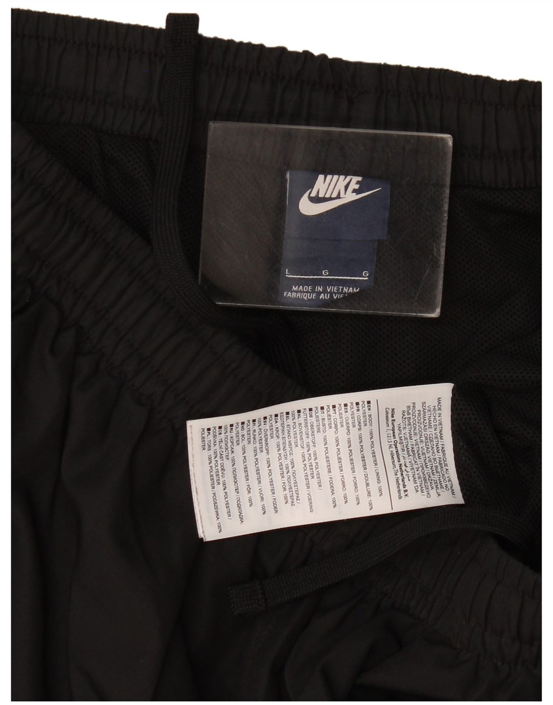 Nike muške sportske kratke hlače velike crne boje od poliestera