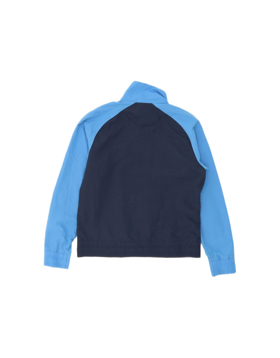 REEBOK Womens Tracksuit Top Jacket UK 14 Medium Navy Blue Colourblock