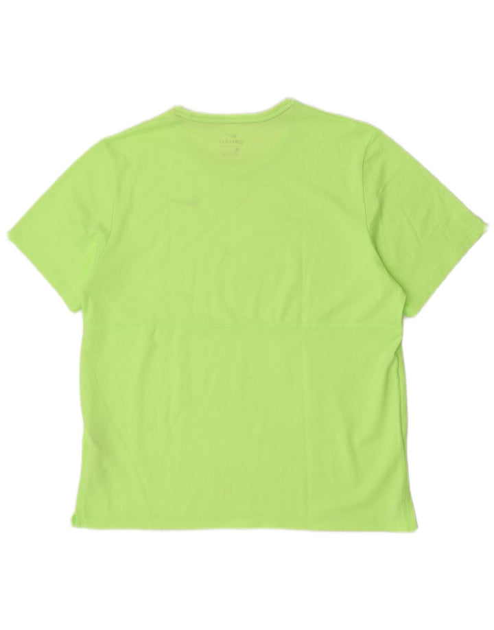 Nike Dri Fit majica kratkih rukava za trčanje, veliki zeleni poliester