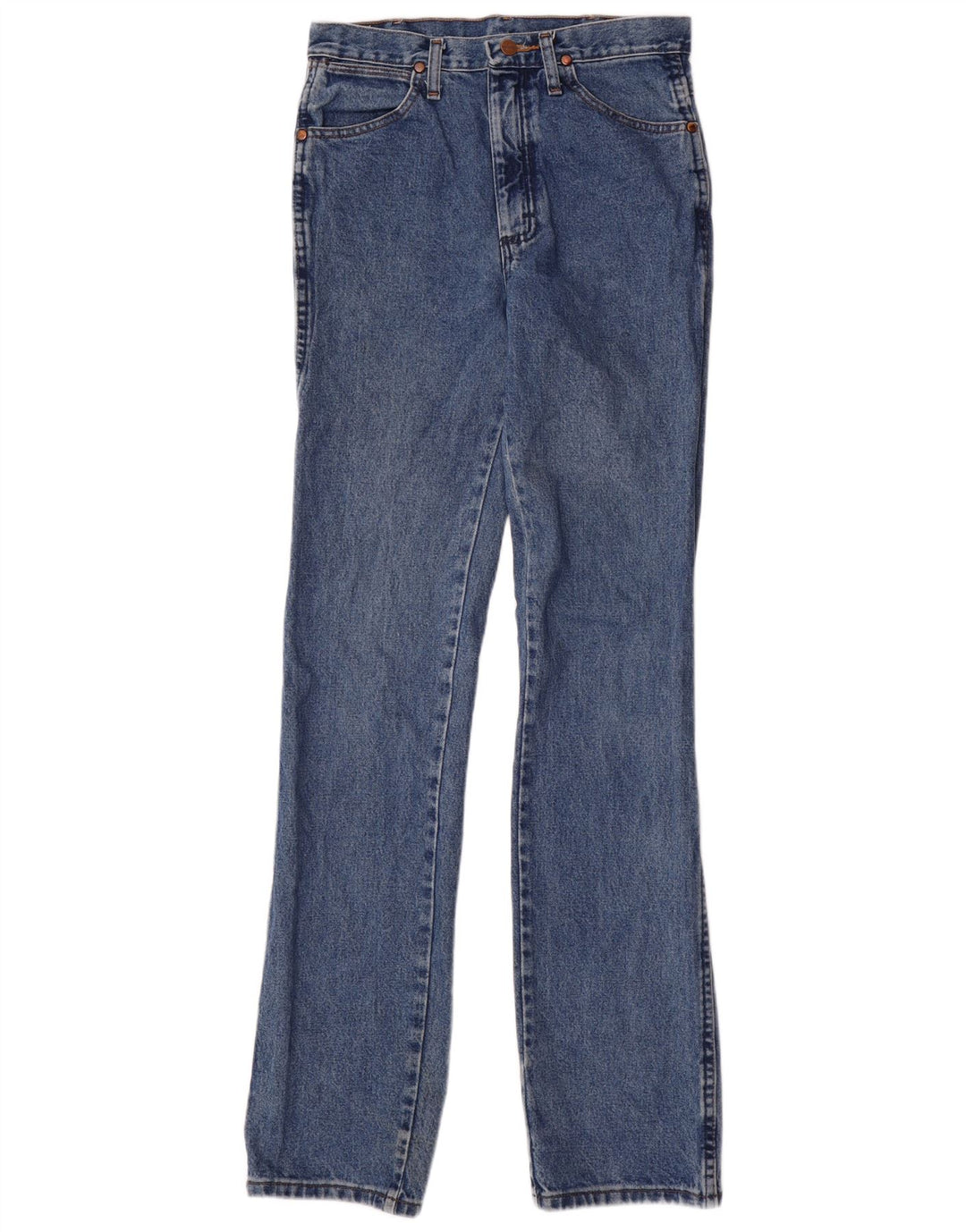 Wrangler ženske ravne traperice W29 L36 plavi pamuk