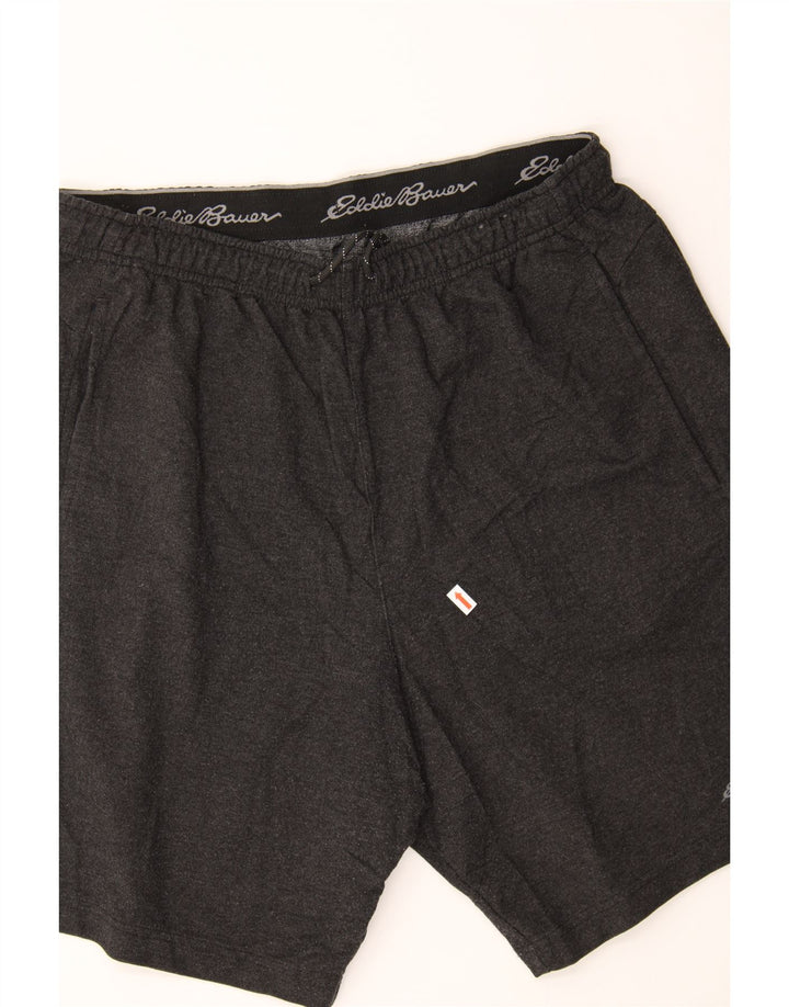 EDDIE BAUER Mens Sport Shorts Large  Grey Rayon Vintage Eddie Bauer and Second-Hand Eddie Bauer from Messina Hembry 