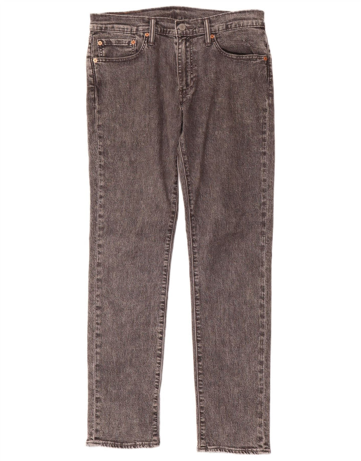 Levi's muške 511 uske traperice W32 L32 sivi flekasti pamuk