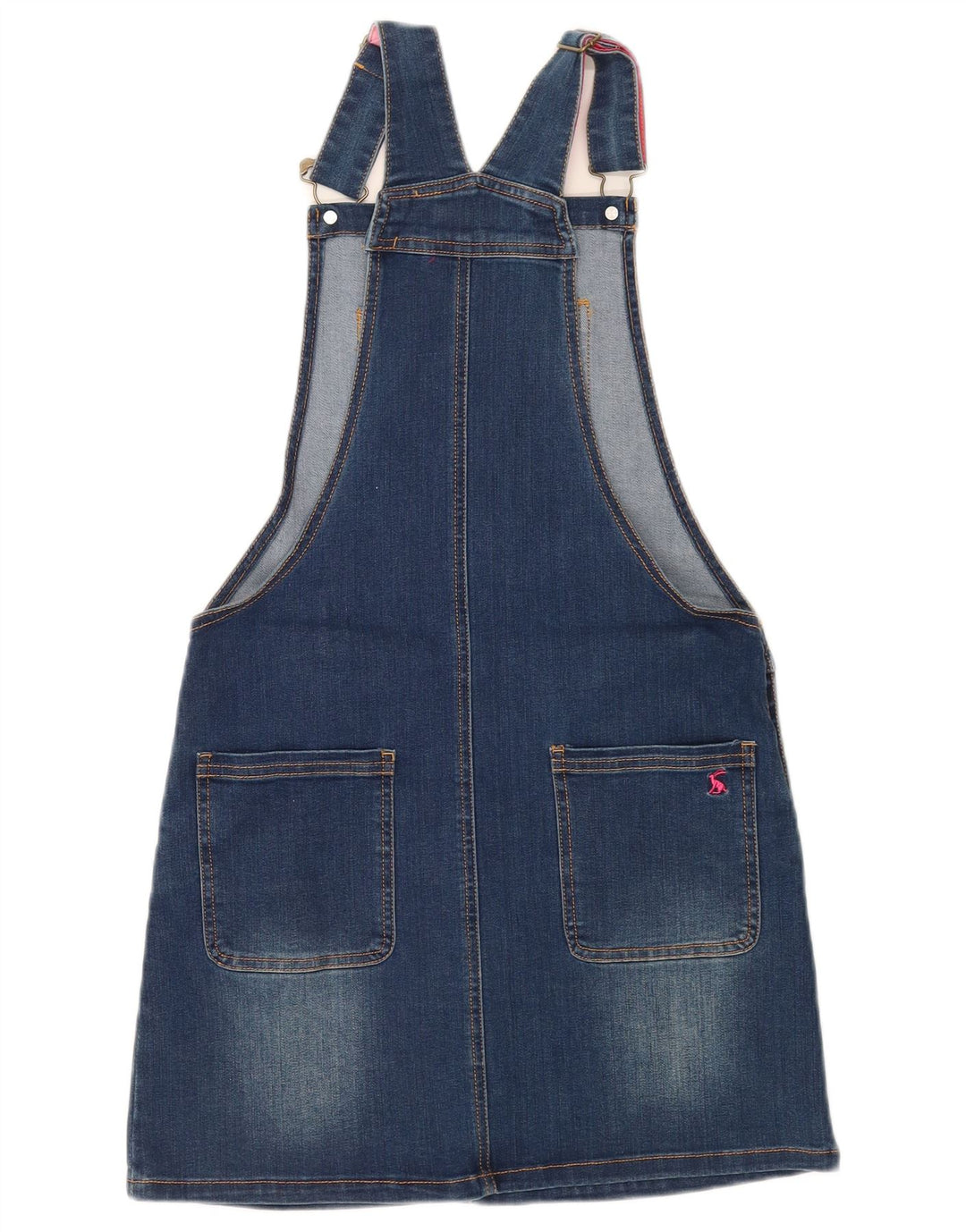 JOULES Denim Dungaree haljina za djevojčice 11-12 godina, plavi pamuk