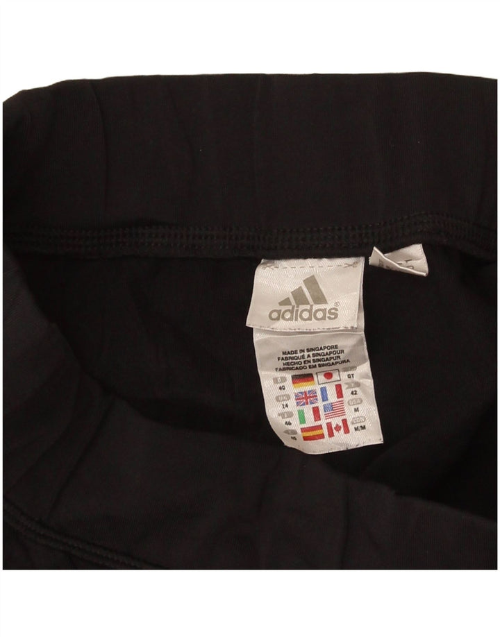 Adidas ženske kapri tajice UK 14 veliki crni poliester u boji